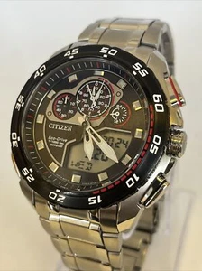 Citizen Men's Eco Drive Promaster Alarm Chronograph Bracelet Watch - Picture 1 of 14