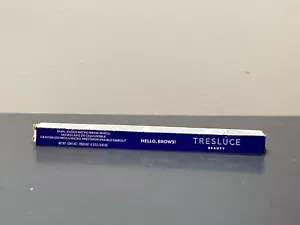 TRESLUCE BEAUTY Hello,Brows! DUAL ENDED MICRO BROW Dark Brown 0.011oz NIB - Picture 1 of 1
