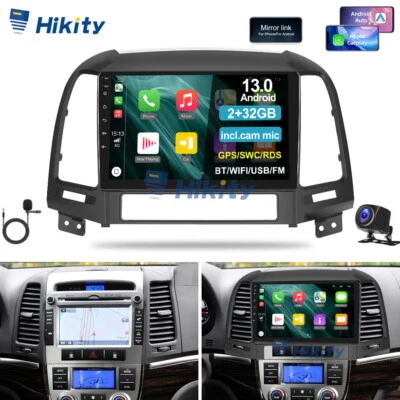 2+32GB Carplay Android 15 Autoradio GPS SAT Navi BT Für Hyundai Santa Fe II 2 CM - Bild 1 von 4