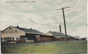 Antike Postkarte "IOWA LUMBER & BOX CO." MEDFORD OREGON 1900er - Bild 1 von 2