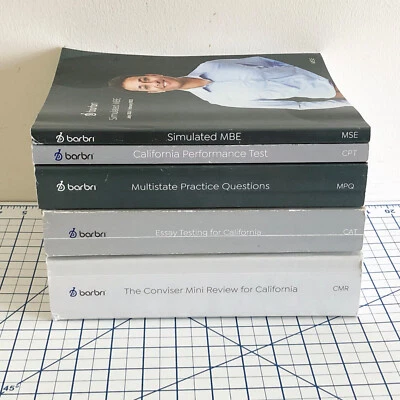 2023 Barbri Bar Exam California Full Set - CA Conviser Testing Handouts MBE CPT - Image 1 of 4