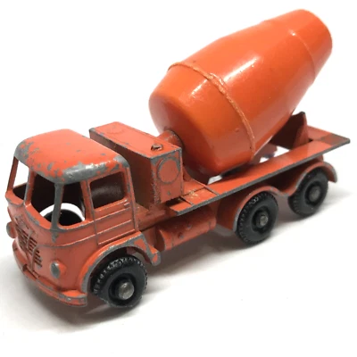 Lesney Matchbox Foden Cement Mixer Truck No. 26 1961 Orange Made in England - Image 1 of 4