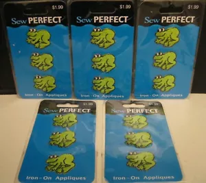 SET BESTEHEND AUS 15 FRÖSCHEN ZUM AUFBÜGELN APPLIKATIONEN NÄHEN PERFEKT 3 FRÖSCHE PRO PAKET 5 PAKETE TTL - Bild 1 von 5