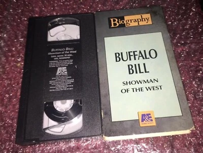 Buffalo Bill Biographie A&E Documentary History Lesson (VHS A&E) Western Indian - Image 1 of 4