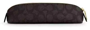 Coach Pencil Case - Walnut (Brown) Signature Canvas CZ206 - Picture 1 of 13