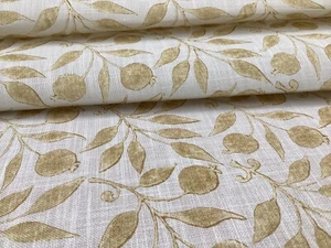 Wheat, Morris & Co Rosehip, 100% Polyester, W137cm £30 Per Metre - Picture 1 of 4