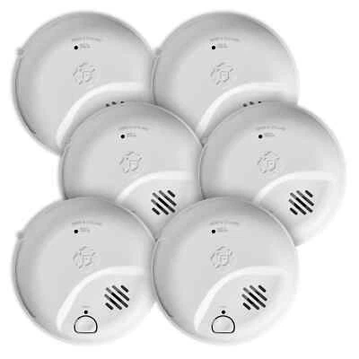 First Alert SMICO100-AC Interconnect Hardwire Smoke & Carbon Mono detector 6pack
