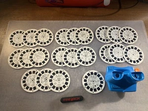 Vintage View Master w/ 7 Complete Loose 3-Reel Slide Packs And 1 Voltron Slide - Picture 1 of 6