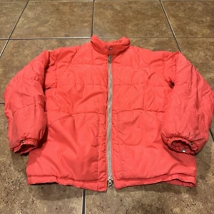 VTG Alpine Designs Puffer Jacket 70s 1960s Boulder CO Medium Orange - Picture 1 of 8