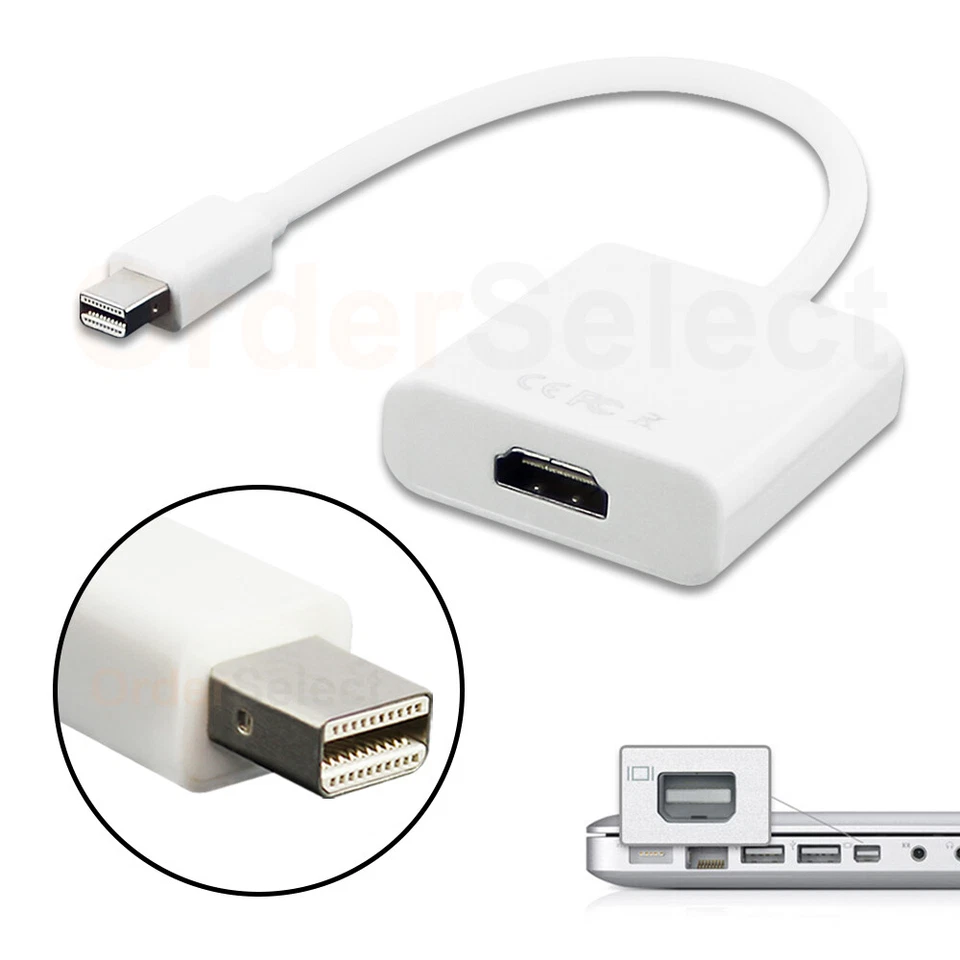 Thunderbolt Mini Display Port DP To HDMI adapter female to male - Image 1 of 4