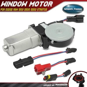 Power Window Motor w/ 2-Pin for Dodge Ram 1500 2500 3500 Stratus Dakota Chrysler - Picture 1 of 9