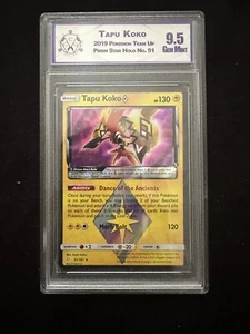 Tapu Koko 51/181 PRISM STAR Team Up HOLO SELTENE Pokémonkarte 2019 bewertet Platte 9,5 - Bild 1 von 2