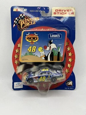 2002 Jimmie Johnson Lowes Looney Tunes car 1:64 WC Winners Circle Diecast - Image 1 of 3