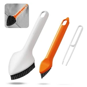 Scrub Brush Cleaning Brush Set Multifunctional 3 In 1 Scrub Brush With Handle Ho - Picture 1 of 7