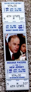 VINTAGE INDIANA PACERS TICKET STUB v NEW JERSEY NETS 1983-84 - MINT! - Picture 1 of 1