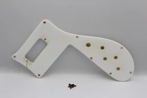 1977 Vintage Rickenbacker 4001 Bass Pickguard White Perspex 1970s ~USA Rick~ - Picture 1 of 12