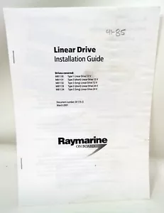 RAYMARINE Linear Drive Installation Guide March 2001 - Picture 1 of 3