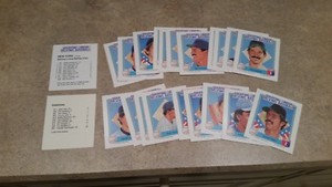 New York Yankees 1988 Starting Lineup Talking Baseball 21 Card Team Set