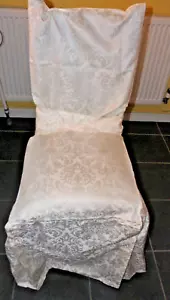 Esszimmerstuhlbezug Meradiso 1 x weiß 1 x burgunderrot Polyester passend Esszimmerstuhl - Bild 1 von 11