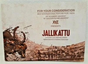 Libro de prensa JALLIKATTU 2019 película india Oscar presentación FYC promoción rara - Imagen 1 de 5
