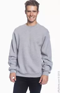 Maglione girocollo uomo Russell Athletic, grigio Oxford, pile (medio) CR - Foto 1 di 4