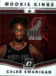 2017-18 Panini Donruss Optic Rookie Kings #15 Caleb Swanigan RC BLAZERS - Picture 1 of 2