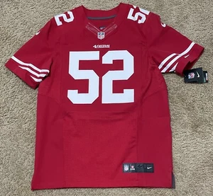 Nike San Francisco 49ers Patrick Willis #52 Authentic Jersey 468906-690 Sz 44 - Picture 1 of 12