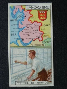 No.8 LANCASHIRE Counties and Their Industries (Numbered) by Players 1915 - Picture 1 of 1