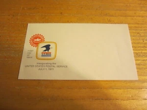USA United States 7/1/71 First Day of Issue Cover Inaugurating the USPS - Bild 1 von 2
