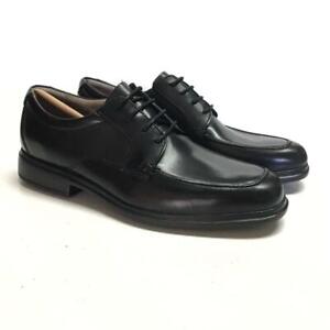 Bostonian Tifton Edge Mens 10 D Oxford Dress Shoes Black Leather Lace Up NEW
