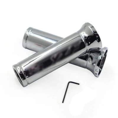 Empuñaduras de manillar de aluminio cromado HongK "YZFR1" 7/8" para Yamaha Yzfr1 Yzf-R1 Yzf Foto 1 de 4