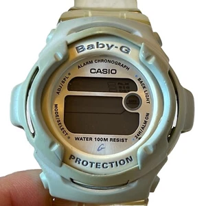 Casio Baby G BG-153 White Quartz Digital Watch NOT WORKING For Parts - Picture 1 of 13
