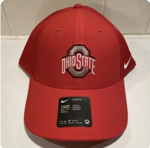 NEW Ohio State OSU Buckeyes Nike Legacy91 Fitted Scarlet Hat Cap (Mens Size M/L) - Picture 1 of 5