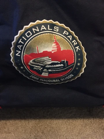 New Washington Nationals MLB 2008 Inaugural Season Carry Bag Cover