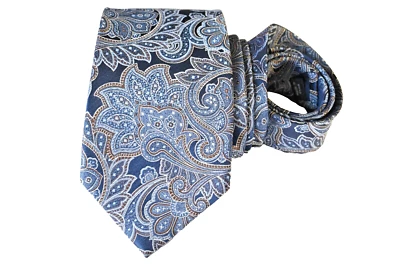 NAUTICA MEN'S TIE BLUE/FLORAL WIDTH: 3.50" LENGTH: 58" - Image 1 of 3
