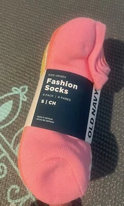 Old Navy Unisex  Fashion Ankle  Sport Socks 6 Pack  Sz Small / Shoe Sz 11-13 - Picture 1 of 3