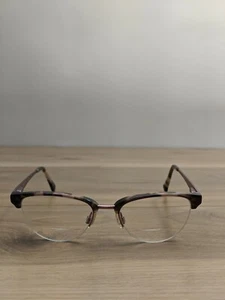 ISAAC MIZRAHI IM30011A Eyeglasses Frame Half Rimless 48-17-135 Tort/Pink - Picture 1 of 9