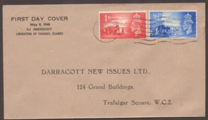 1948 UK GB Liberation CHANNEL ISLANDS FDC - Foto 1 di 1