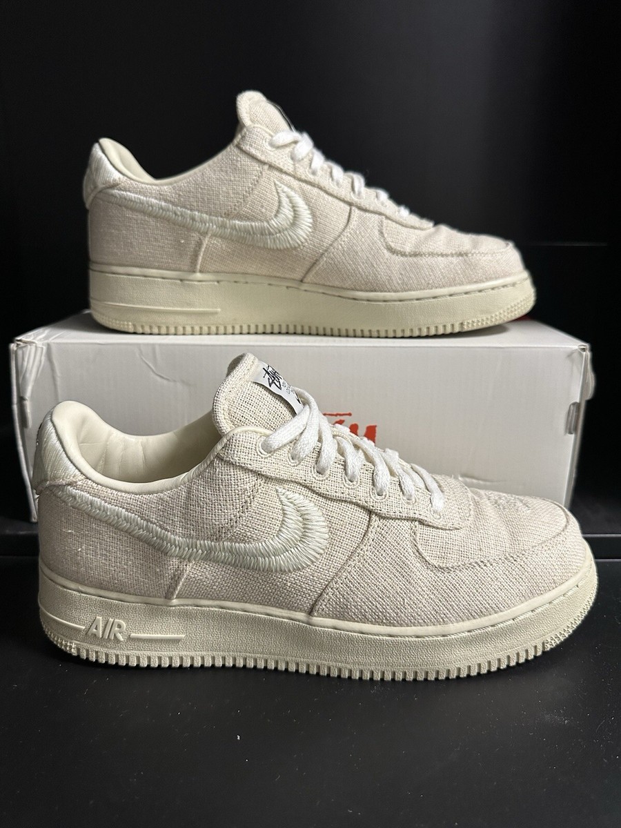 Nike Stussy x Air Force 1 Low Fossil for Sale | Authenticity Nike Stussy x Air Force 1 Low Fossil for Sale | Authenticity