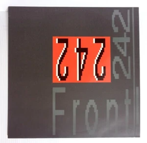 Front 242-Front By Front-1988 Red Rhino RRELP 7 RARE Belgium LP Vinyl - Picture 1 of 5