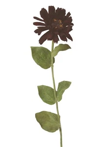 (01551-34004) ARTIFICIAL FLOR INDIVIDUAL ZINIA ZINNIA CINIA ROSA MISTICA GRANATE - Picture 1 of 2