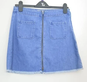 New Look 915 bright blue denim skirt age 14-15 years - Picture 1 of 5