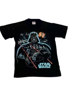 VTG Star Wars Darth Vader Single Stitch T-Shirt 1996 Lucas Films - Youth Large - Picture 1 of 8