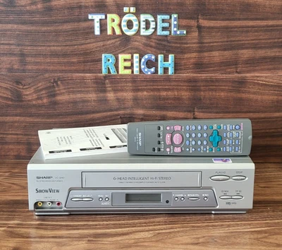 Sharp VC-GH61 Super Picture 6 Kopf  VHS Videorecorder 12 Monate Garantie #1560 - Bild 1 von 4