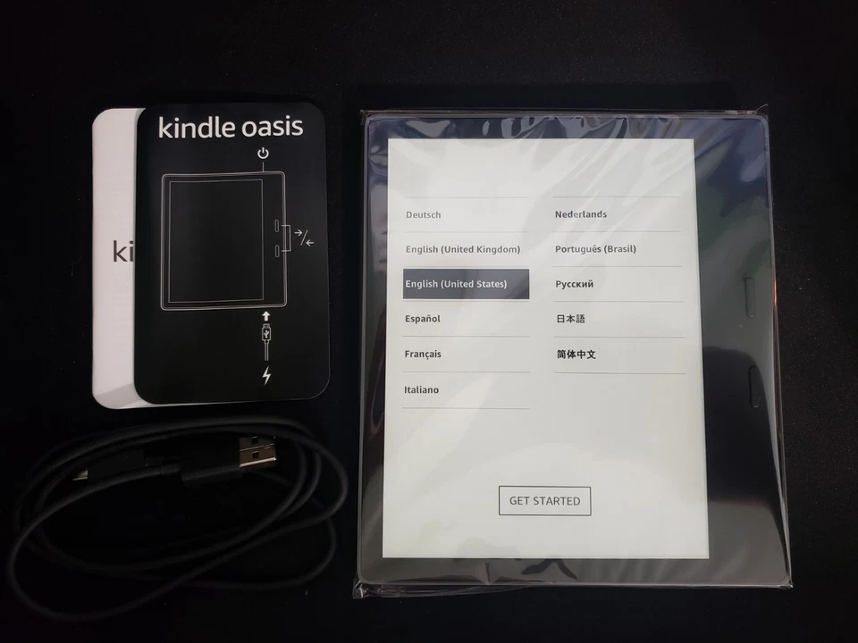 Open Box Amazon Kindle Oasis (10th Gen) 32GB, Wi-Fi, Gray - Image 1 of 1