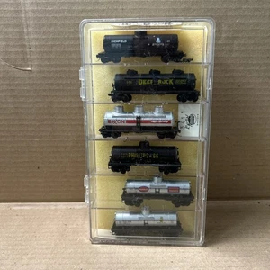 N Scale Misc Gas Company  Tank Cars Set of 6 - Picture 1 of 8