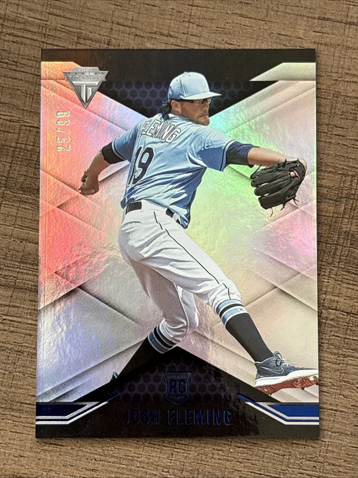 2021 Panini Chronicles Titanium Blue Josh Fleming RC /99 Tampa Bay - Image 1 of 1