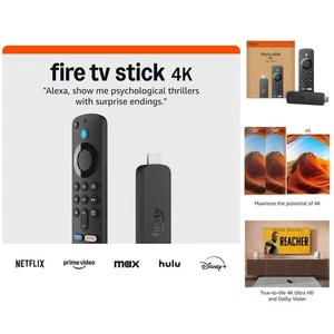 Palo de TV Fire 4K de próxima generación con búsqueda de IA y Wi-Fi 6 para transmisión definitiva - Imagen 1 de 9
