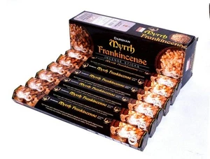Darshan Myrrh Frankincense Incense Stick Natural Fragrance AGARBATTI 6 Pack - Picture 1 of 4