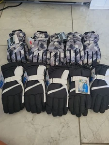 Großes Set Großhandel 10 Paar wasserdichte Damen Winter Schnee Ski Handschuhe - Bild 1 von 10